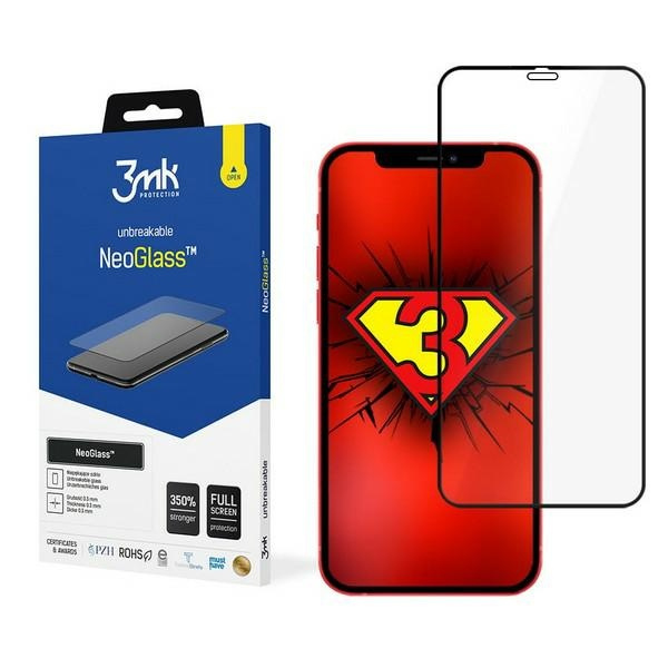 3MK hibrid üveg Apple iPhone 12 Mini 5.4 NeoGlass fekete