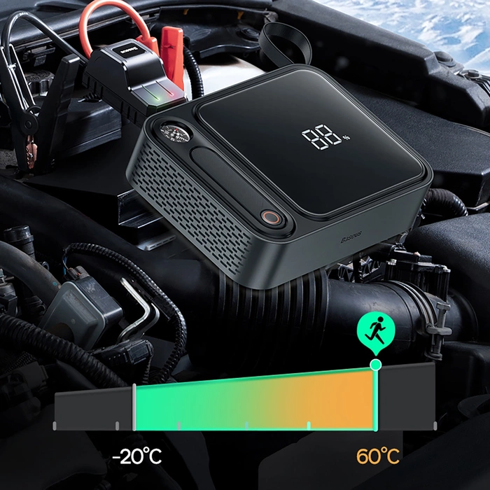 Powerbank Starthilfe 3000A Baseus Super Energy Ultra - schwarz