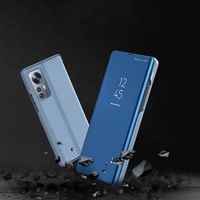 Cover Clear View Case per Xiaomi 12 Lite cover con patta rosa