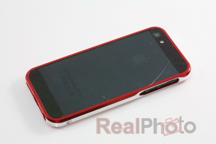 Case LJY Sword 5+ iPhone 5 5S SE Aluminium Bumper Frame RED