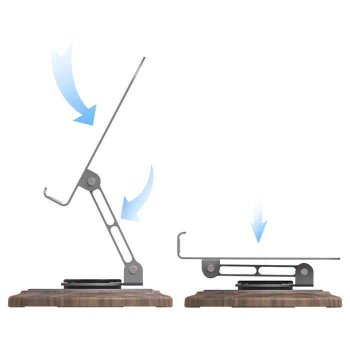 Dudao F17M 360° Metall-Telefonständer - grau