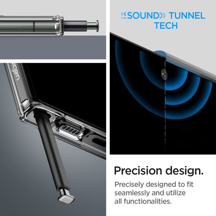 Coque Spigen Ultra Hybrid Onetap Ring MagSafe Galaxy S23 Ultra Black Case