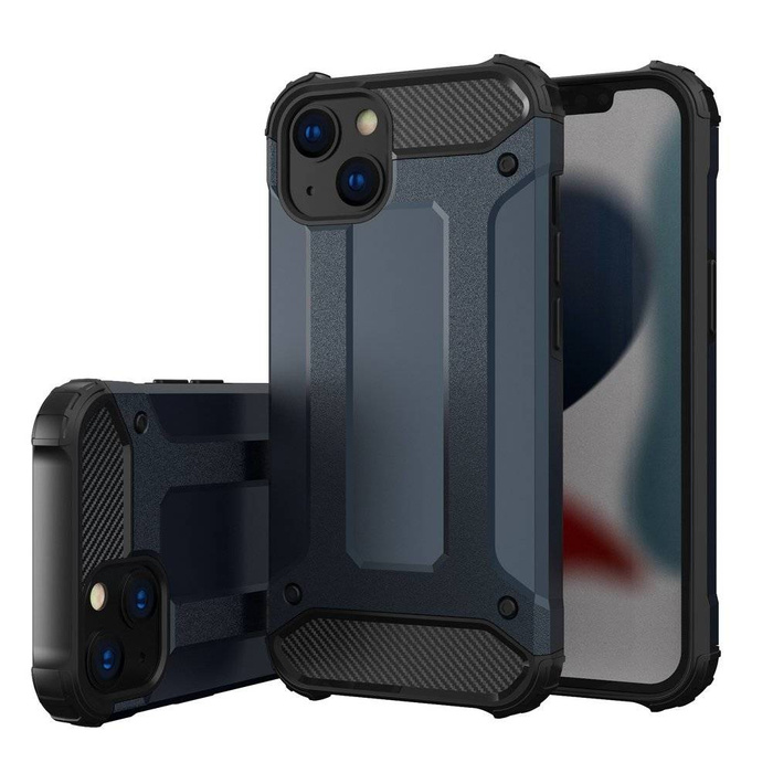 Obal Hybrid Armor obal iPhone 14 Plus pancéřový hybridní kryt modrý Case