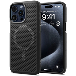 Hülle iPhone 15 Pro Max Spigen Core Armor Mag MagSafe MATTE Schwarz Case