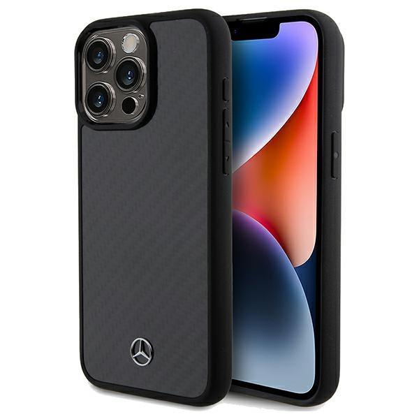 Etui Mercedes MEHCP15XRCABK iPhone 15 Pro Max 6.7" czarny/black hardcase Carbon Fiber Dynamic Case