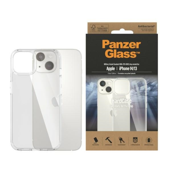 PanzerGlass HardCase iPhone 14 6.1" Antibacterial Military grade transparent 0401