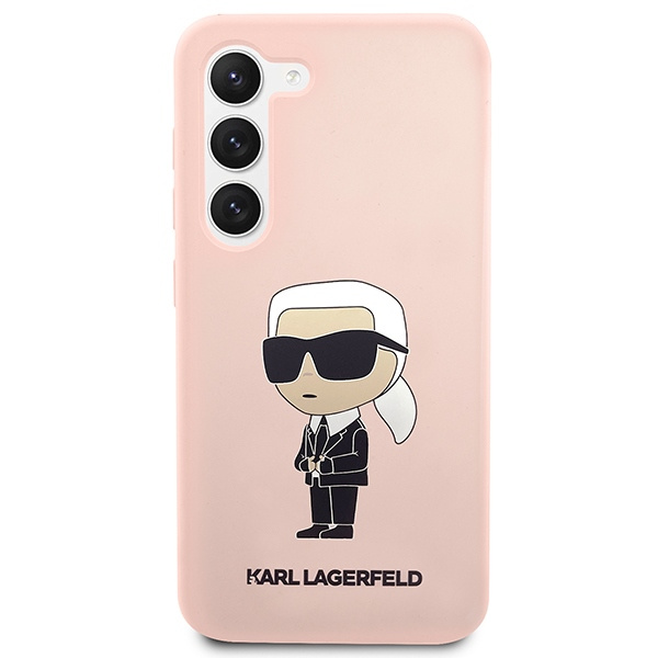 Obal Karl Lagerfeld Silicone Nft Ikonik - Obal Samsung Galaxy S23 Plus (růžový) Case