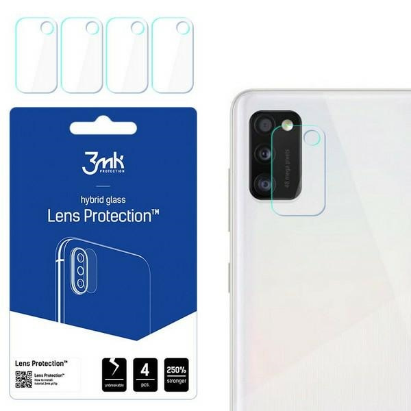 3MK Samsung Galaxy A41 A415 Linse schützen Hybrid Glas 4pcs