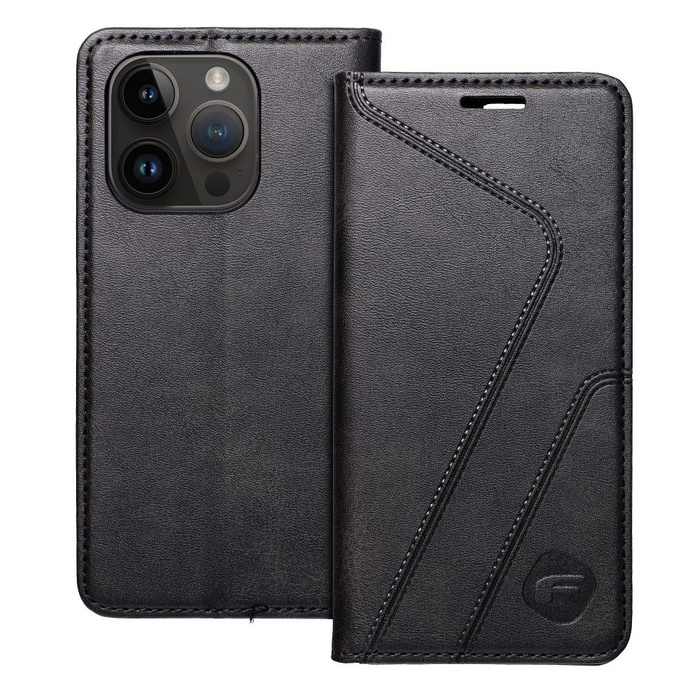 FORCELL F-PROTECT RFID Blocker Book kabura do IPHONE 14 Pro czarny