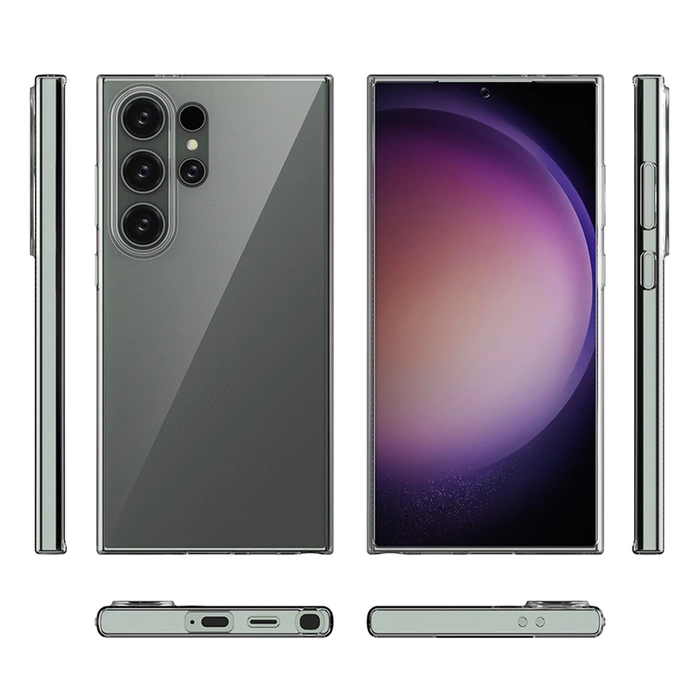 Custodia Ultra Clear per Samsung Galaxy S24 Ultra - trasparente