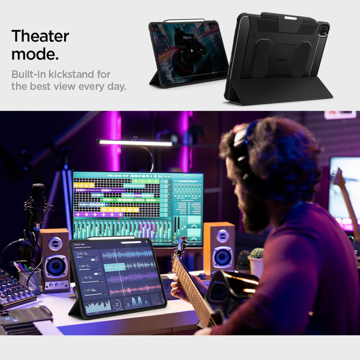 Spigen Rugged Armor IPad "PRO" PRO 13 7 / 2024 NOIR