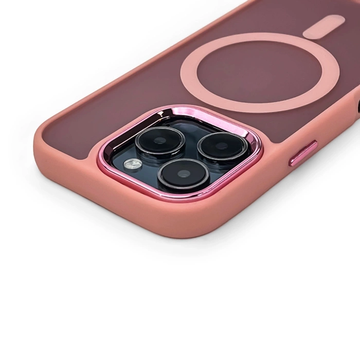 MagSafe-kompatibles Fashion Case für iPhone 17 Pro Max – Pink