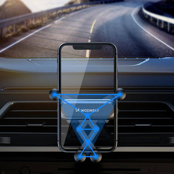 Wozinsky Gravity Car Mount Vent Black (WCH-05)