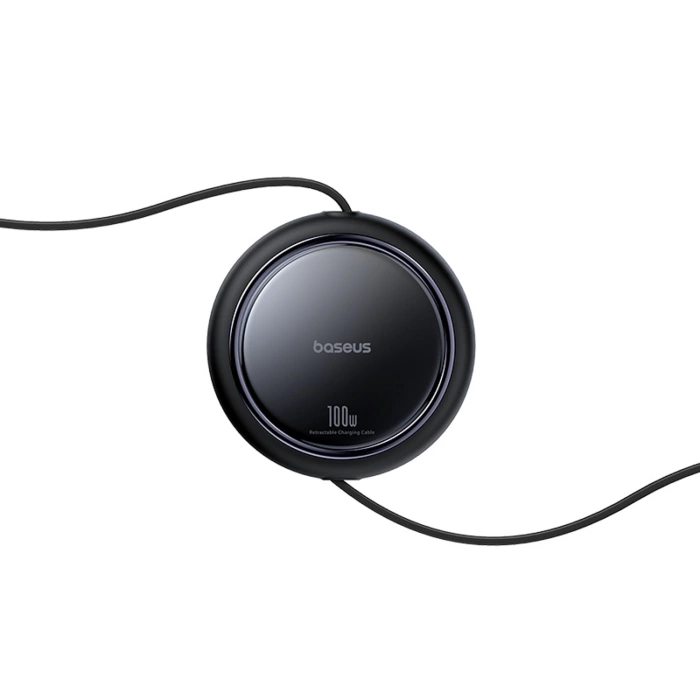 Baseus Bright Mirror Series USB-C Retractable Cable - 2 x USB-C 100W 1m - Black