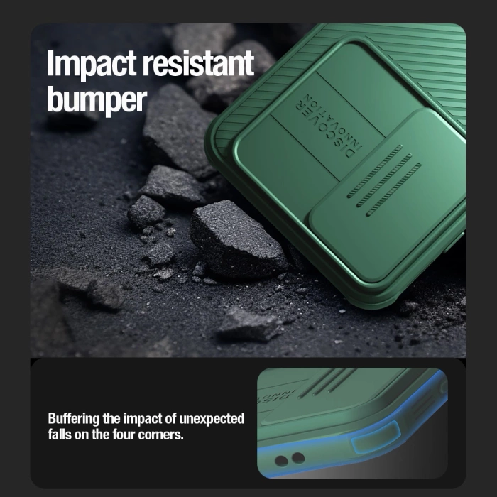 NILLKIN CAMSHIELD PRO SAMSUNG S24 DEEP GREEN / ZIELONY