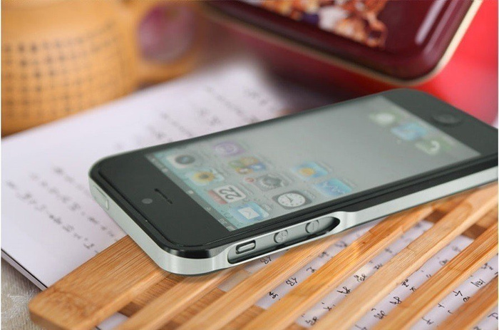 Hülle LJY Sword 5+ iPhone 5 5S SE Aluminium Bumper Rahmen ROT