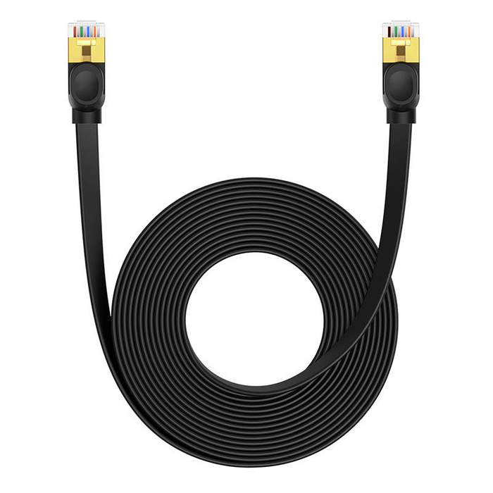 Baseus Cat 7 UTP Ethernet RJ45 Cable Flat 8 m black