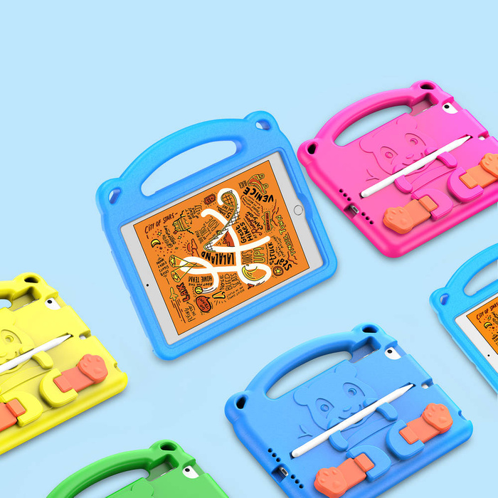 Dux Ducis Panda Safe for Children Kids Soft Case für iPad mini 5/4/3/2/1 mit gelbem Stiftschlitz