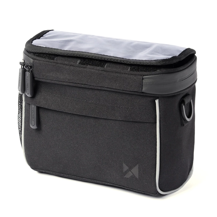 Wozinsky bicycle handlebar bag bike shoulder bag black (WBHBB-01)