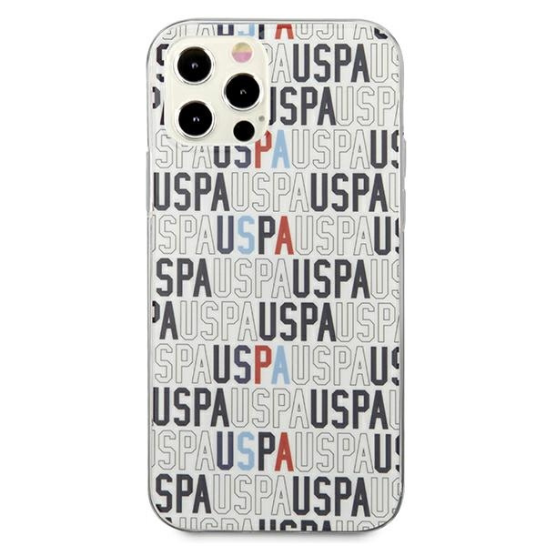 Case US POLO Apple iPhone 12 Pro Max 6.7 Logo Mania Collection USHCP12LPCUSPA6 White Case