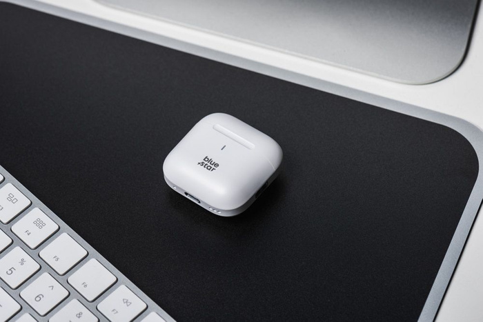 BLUE STAR słuchawki bezprzewodowe / bluetooth stereo TWS Nova Fi5 białe