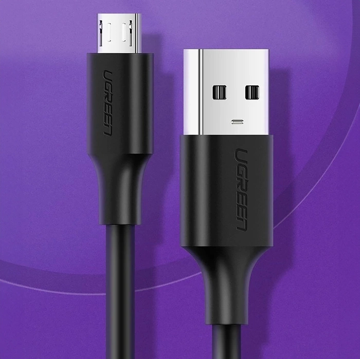 UGREEN USB-A Micro USB QuickCharge 3.0 2.4A Kabel 0.5m Schwarz