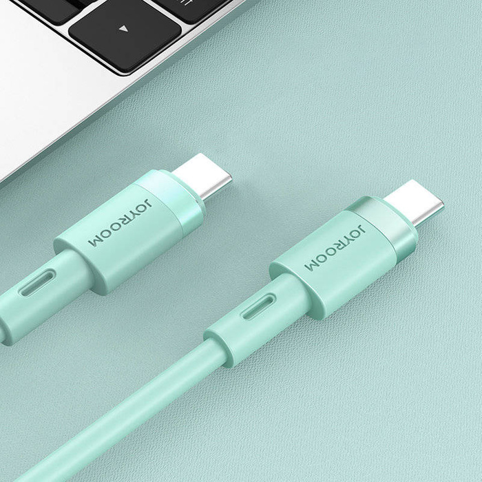Joyroom câble câble USB Type C - USB Type C PD 60W 1.2m vert (S-1230N9)