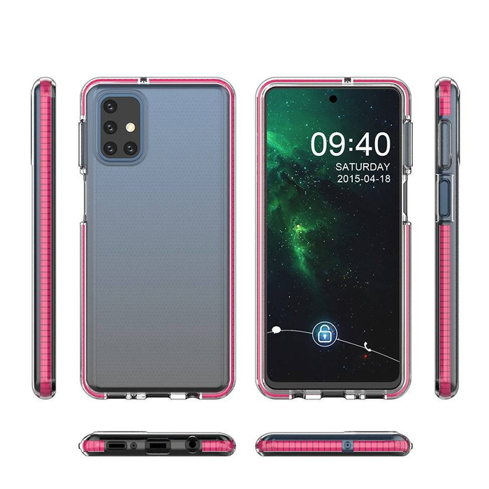Spring Case Silikon Gel Handyhülle Schutzhülle für Samsung Galaxy M51 gelb
