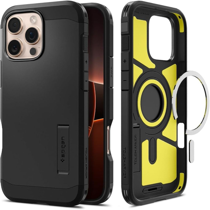 SPIGEN TOUGH ARMOR MAG MAGSAFE IPHONE 16 PRO BLACK CASE