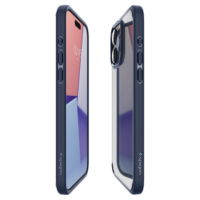 Coque Spigen Ultra Hybrid iPhone 15 Pro Bleu marine