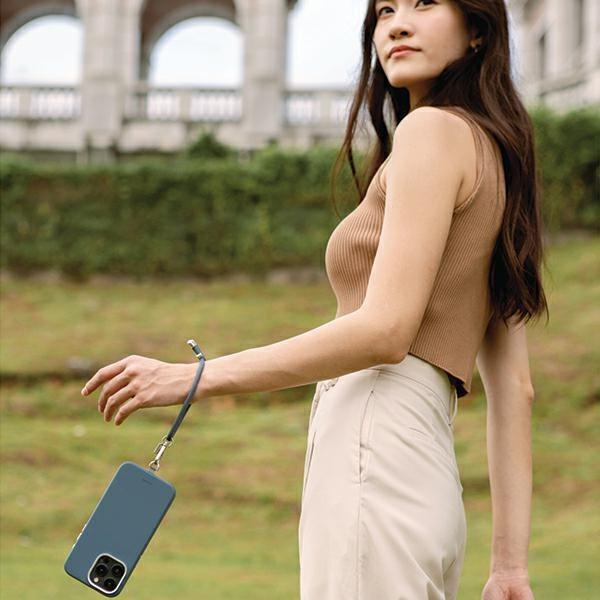 UNIQ Coehl Laurel Handstrap uniwersalnysznurek do telefonu na rękę czarny/black