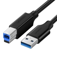 Cavo stampante Ugreen USB-A - USB-B 5Gb/s 2m nero (US210)