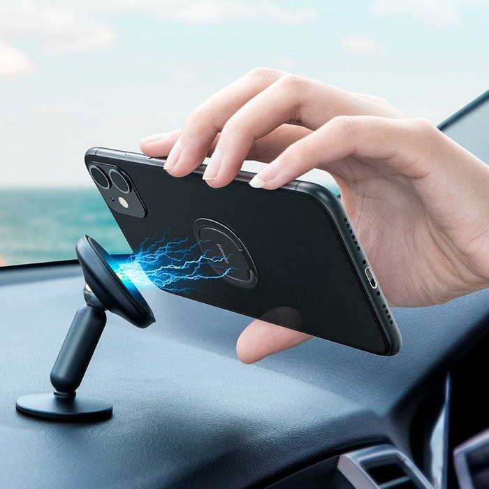 Ultratenký samolepicí držák na telefon Baseus šedý (SUYB-0A)