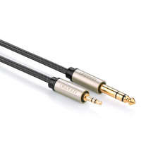 Ugreen cavo cavo audio TRS mini jack 3.5mm - jack 6.35mm 2m grigio