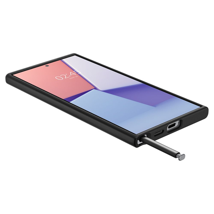 Funda Spigen Enzo Aramid Galaxy S24 Ultra MATTE Negro Case