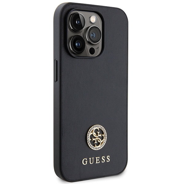 Guess GUHCP14XPS4DGPK iPhone 14 Pro Max 6.7" noir/noircase Strass Metal Logo