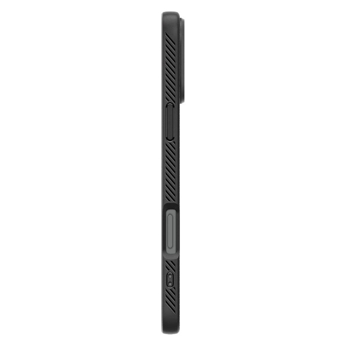 ETUI SPIGEN LIQUID AIR IPHONE 16 PRO MATTE BLACK wird zu SPIGEN LIQUID AIR HÜLLE IPHONE 16 PRO MATT SCHWARZ auf Deutsch.