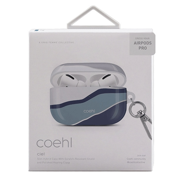 Uniq pouzdro Coehl Ciel AirPods Pro blue / twilight blue