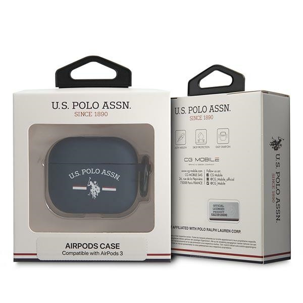 Cover US POLO Apple AirPods 3 Navy Blue Case