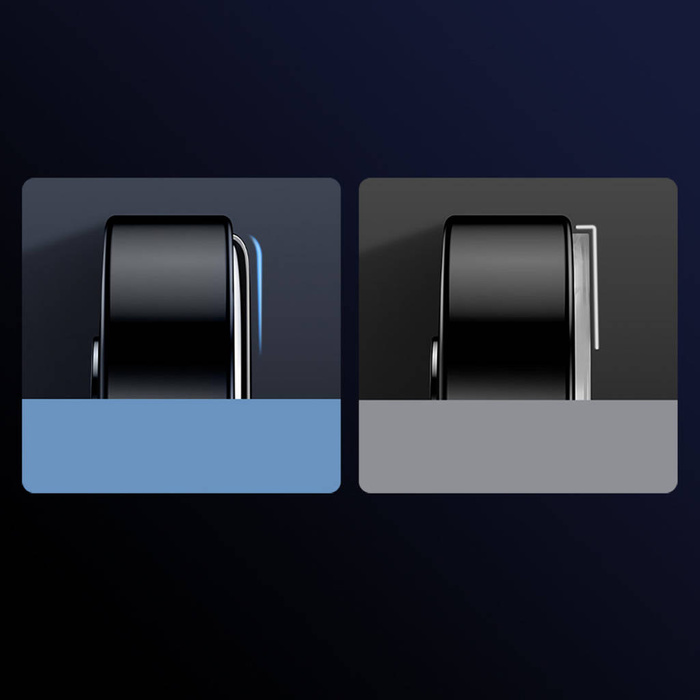 Baseus 2x Panzerglas für iPhone 12 Pro / iPhone 12 mit Lautsprecherabdeckung + Positionierer (SGBL060702) (case friendly)