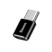 BASEUS Micro USB auf USB Typ-C Adapter Schwarz