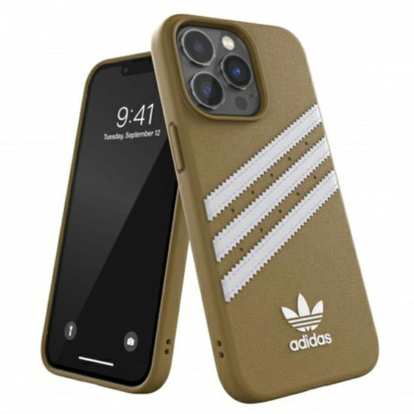 Hülle Adidas OR Moulded PU iPhone 13 Pro Max 6.7" beige-gold/beige-gold 47807