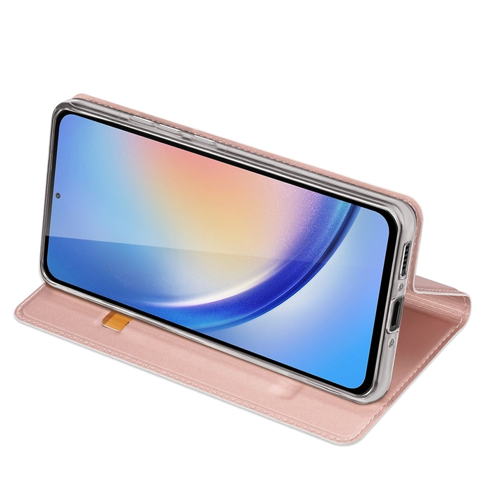 Étui à rabat Dux Ducis Skin Pro pour Samsung A35 5G - rose