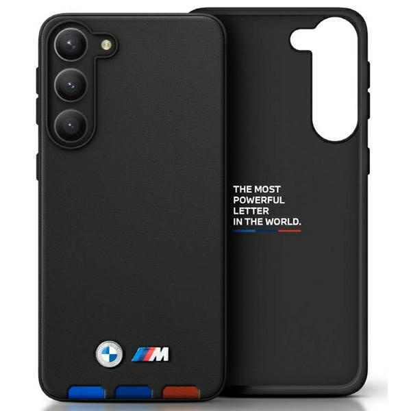 Cover BMW BMHCSA5422PTDK A54 nero/nero Timbro in pelle Tricolore