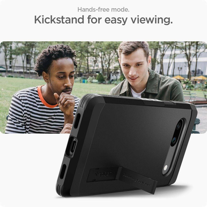 Hülle Spigen Tough Armor Google Pixel 7A Schwarz Case