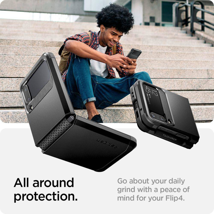 Spigen Tough Armor GALAXY Z FLIP 4 BLACK
