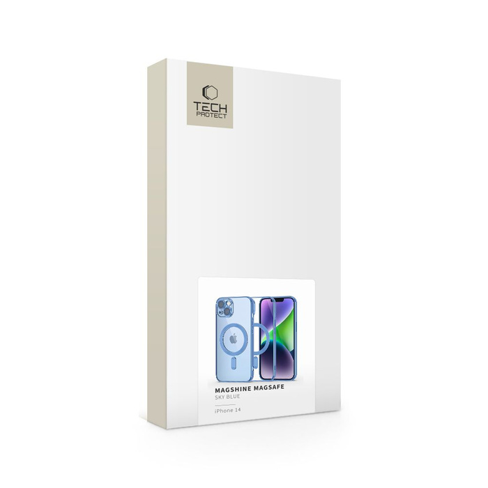Obal Tech-protect Magshine MagSafe iPhone 14 Sky Blue Case