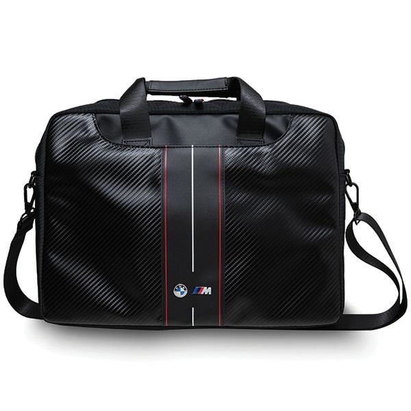 Borsa BMW BMCB15COMSCAKR 16" Nero/Nero Carbonio Strisce Rosse