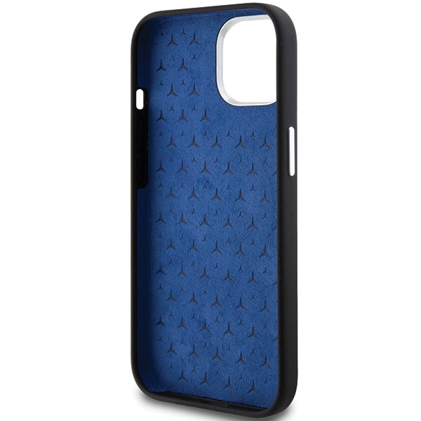 Etui Mercedes MEHMP15S23SCMK iPhone 15 6.1" czarny/black hardcase Silicone Bicolor MagSafe Case