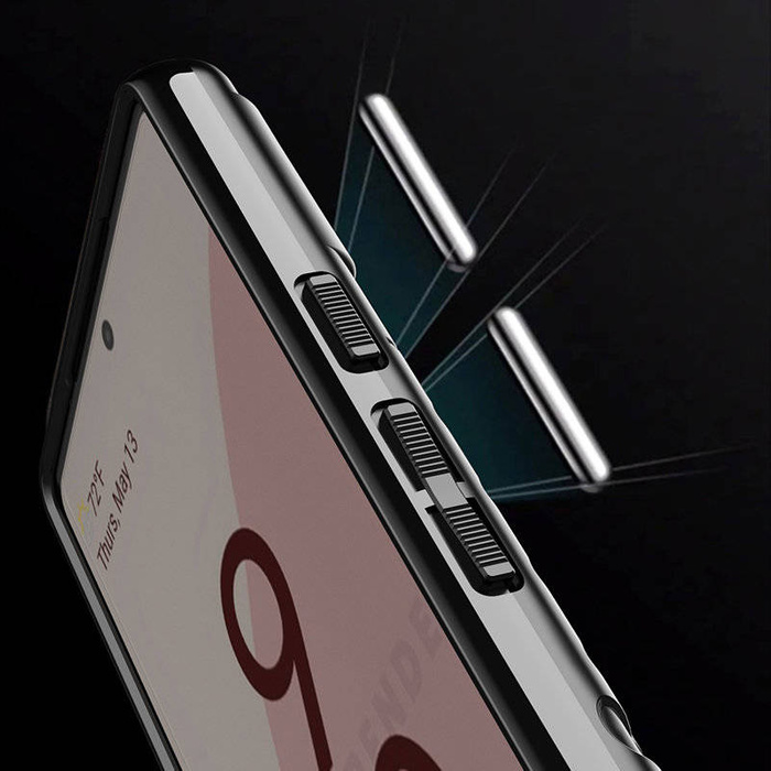 Thunder Case flexibilní obrněný pouzdro kryt Google Pixel 6 černý